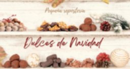 Dulces y cestas de Navidad